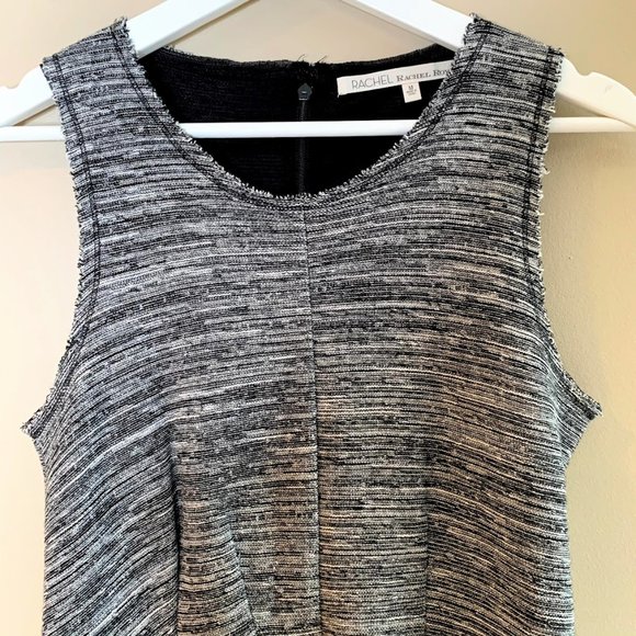 Rachel Roy 'Amelia' Asymmetrical Tweed Shell - M - Picture 5 of 7